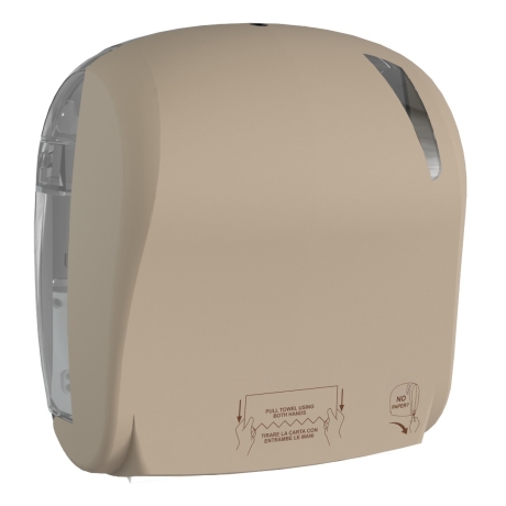 Handtuchspender autocut für Papierhandtuchrollen ohne Perforation Farbe: Sand