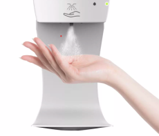 Automatischer Hände - Desinfektionsmittelspender, Wandmontage mit Auffangschale 600ml, berührungslos, mit Sensor