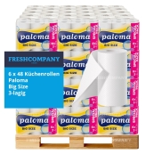16 x 48 Küchenrollen Paloma Big Size 3 lagig

