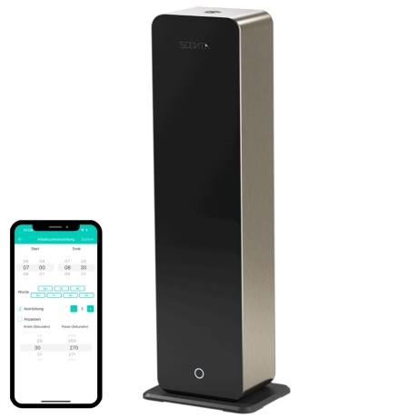 AromaTower Diffuser Duftgerät mit App-Steuerung zur Raumbeduftung bis 900 m² 