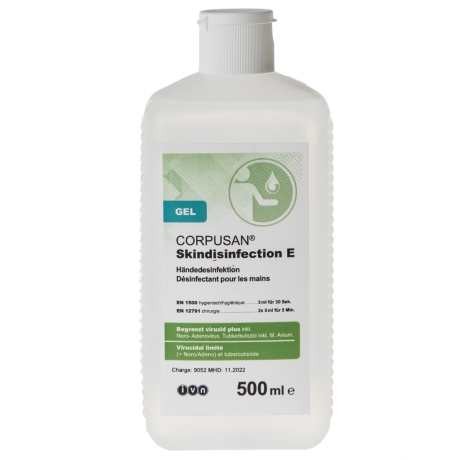 12 x 500 ml Corpusan Skindesinfection Händedesinfektion GEL
