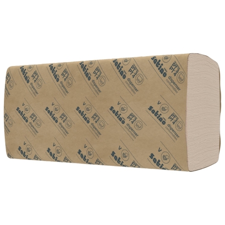 4000 x V-Falz Satino Pure Soft Handtuchpapier, 2-lagig 24 x 23 cm