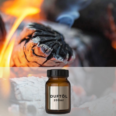 Feu des Bois - 200 ml Aromaöl Raumduft für Zaluti und Voitair - Der fesselnden Charme von intensiven Duft von geräuchertem Holz mit Gewürzen und Lederessenz