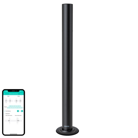 Markus - Duftöl Diffuser Hochwertig aus Alu bis 150 m³ schwarz